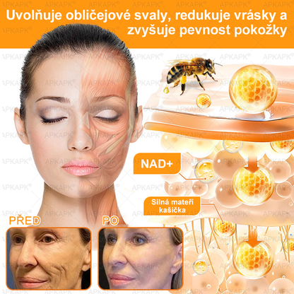 🔥  Dermatologicky a klinicky testováno🐝APKAPK®Bee Venom Krém na obnovení pleti🐝 pomáhá při léčbě kožních problémů, jako jsou: vrásky, jizvy, pigmentové skvrny, strie, akné, psoriáza, ekzém, kožní změny, podráždění, záněty a další kožní problémy.