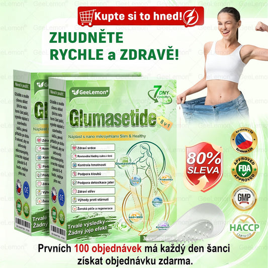 oficiální obchod | ⏰👩‍⚕️ 𝐆𝐞𝑒𝐥𝑒𝐦𝐨𝐧® Glum𝐚𝐬𝐞tide 8 v 1 – Zeštíhlující nano mikrojihlový náplast – Pouze jednou denně ✅ Viditelné změny již za 7 dní na obezitu, ochablou pokožku a zdraví