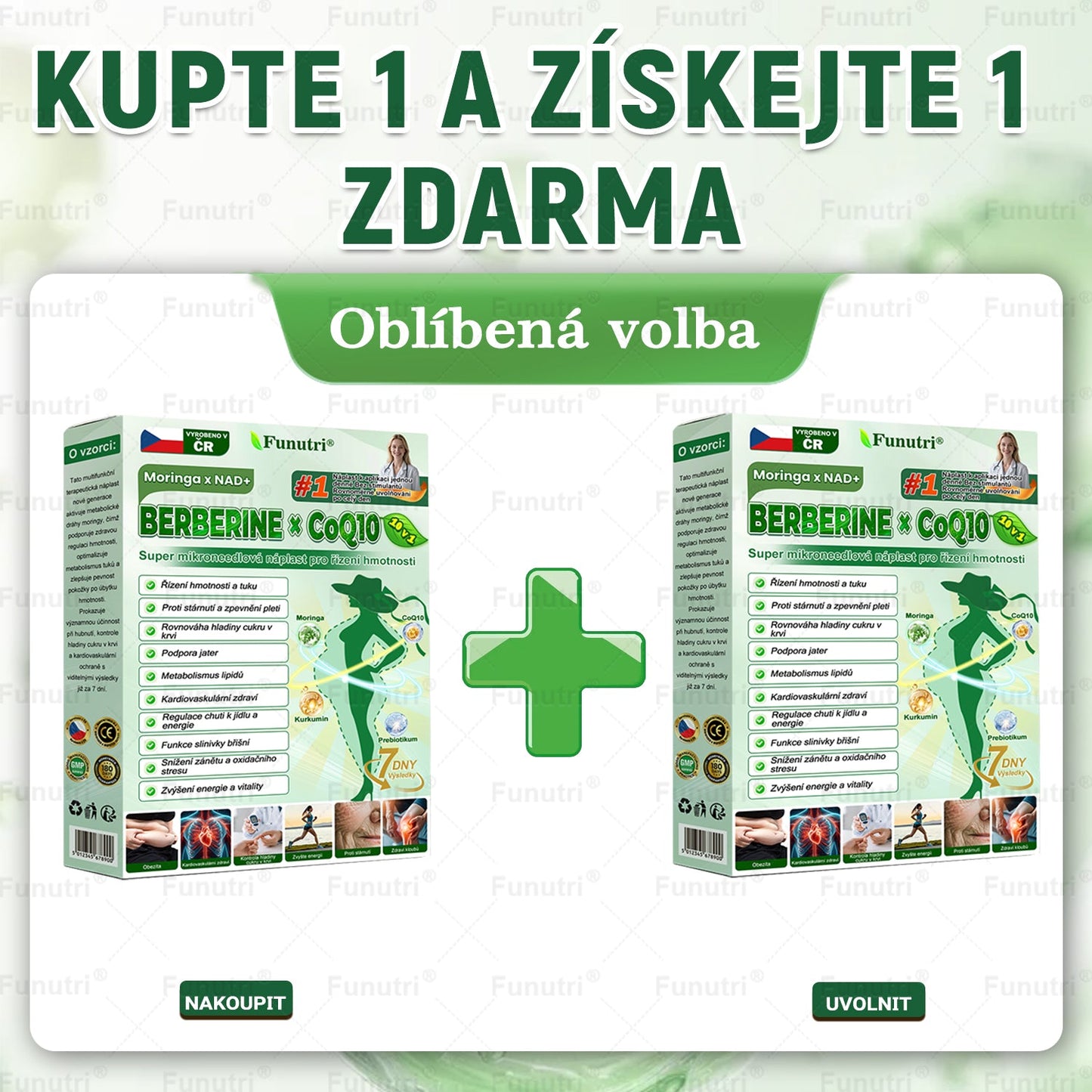 Oficiální obchod 🧪  ✅Funutri® 10 v 1 metabolická tvarující náplast s nano mikrojehličkami (Pouze jednou denně, viditelné změny již za 7 dní)  Určeno pro osoby s obezitou, diabetem, spánkovou apnoe