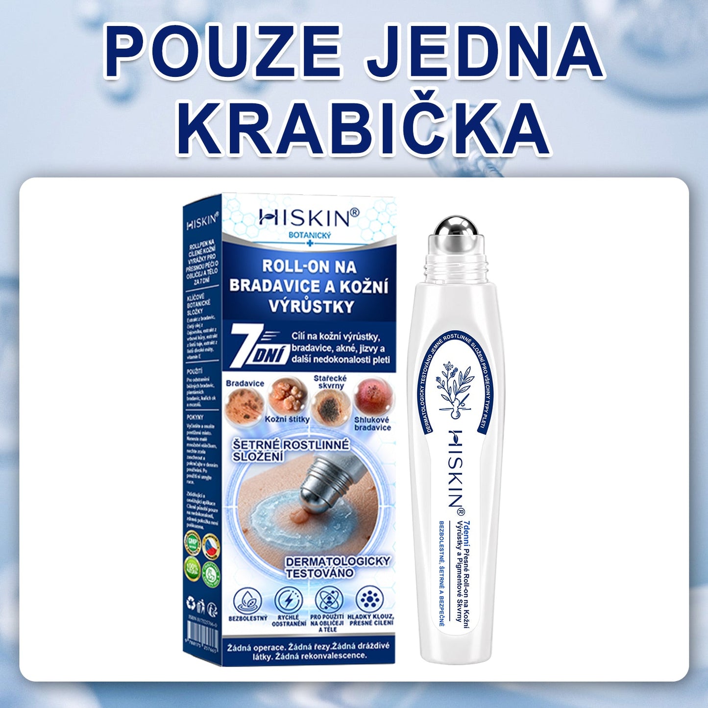 🐬🧪Oficiální značkový obchod | Hiskin® 7denní odstraňovač skvrn a pigmentových skvrn (Bezbolestný rollerball bez jizev)