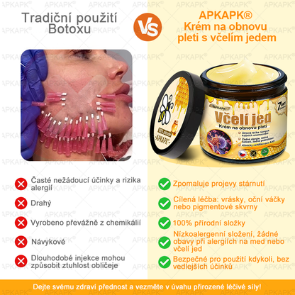 🔥  Dermatologicky a klinicky testováno🐝APKAPK®Bee Venom Krém na obnovení pleti🐝 pomáhá při léčbě kožních problémů, jako jsou: vrásky, jizvy, pigmentové skvrny, strie, akné, psoriáza, ekzém, kožní změny, podráždění, záněty a další kožní problémy.